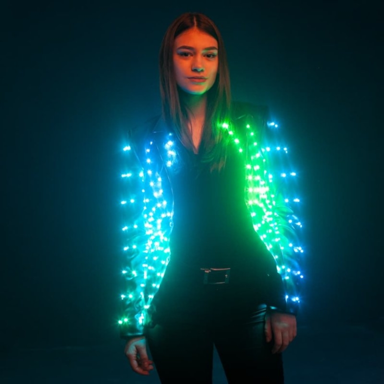 Led light up jacket with custom lighting effects ★350 leds - by ETEREshop