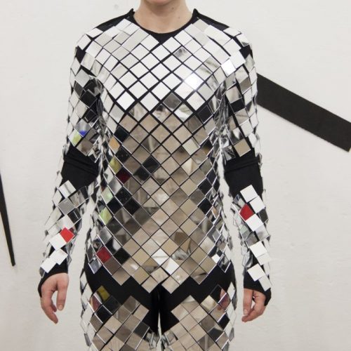 Mirror suit sequin leotard dancewear - Diamonds - by ETERESHOP