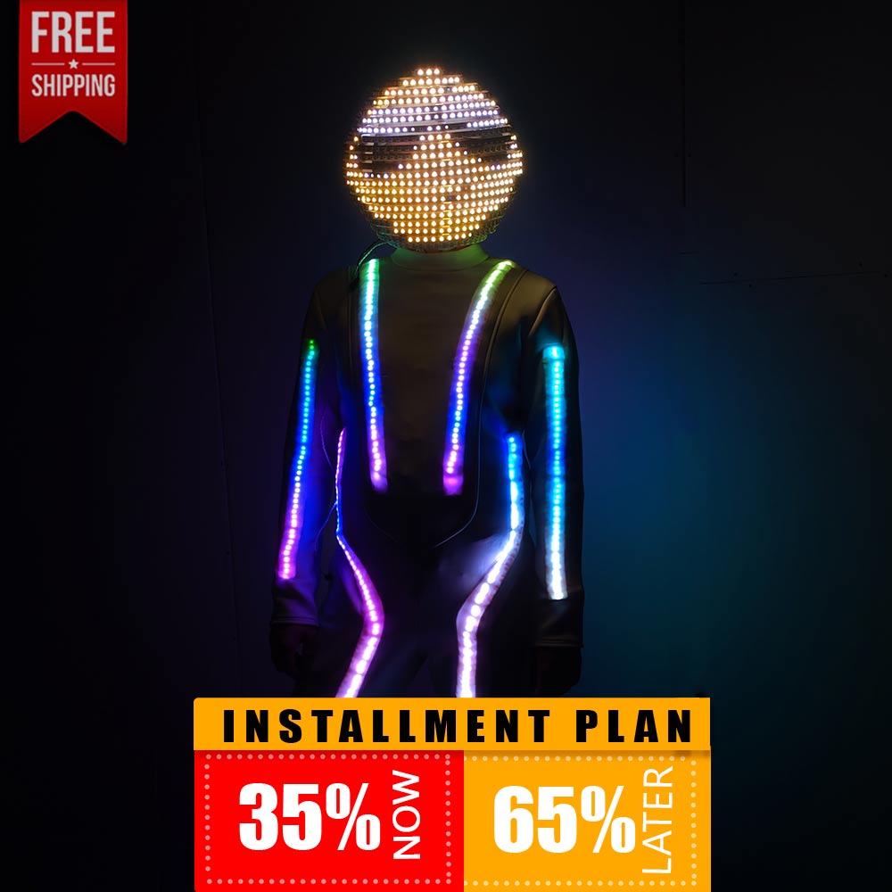 LED Helmet Screen In White Colour (Special Quarantine ...