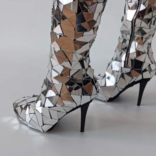women's silver shoes