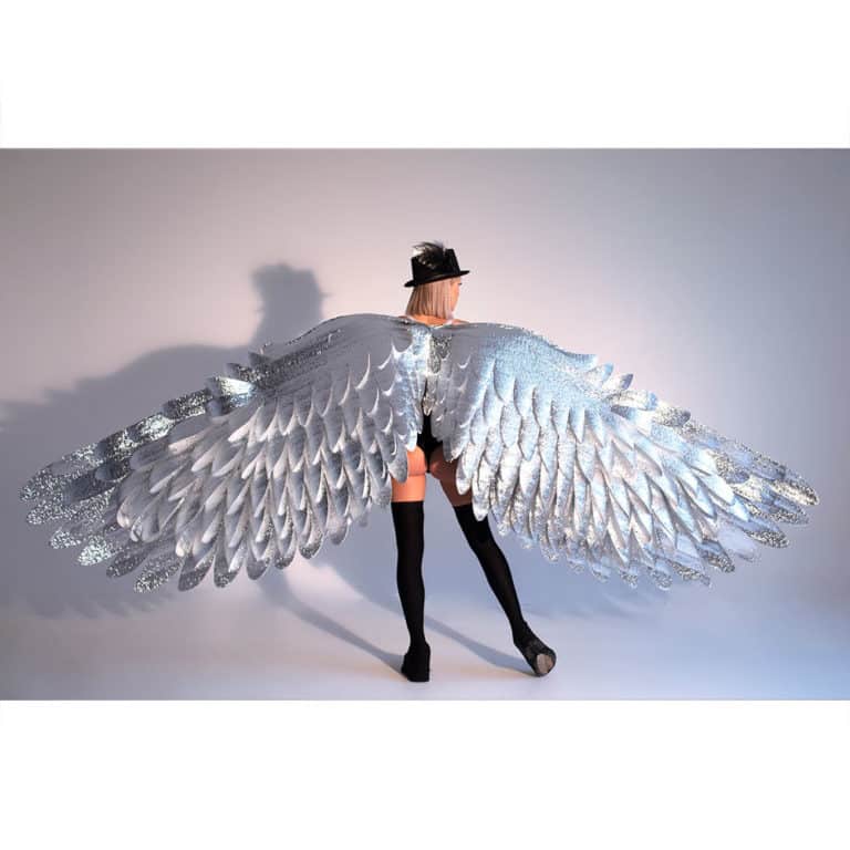 Silver Festival Wings Angel Cosplay For Adults At An Affordable Price