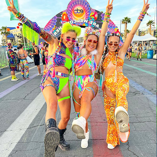 Bright looks of the Electric Daisy Carnival, 2022 - by ETERESHOP