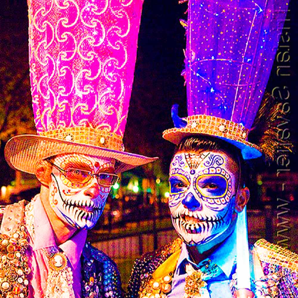 sugar skull men costume