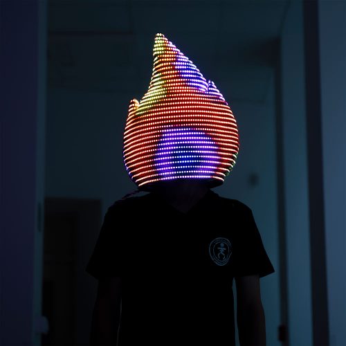 12 ideas of led helmets and light up masks for DJs and going to a party