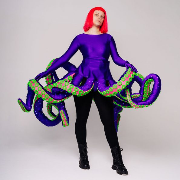 Led Cosplay Ursula Dress For Halloween And New Years Performances