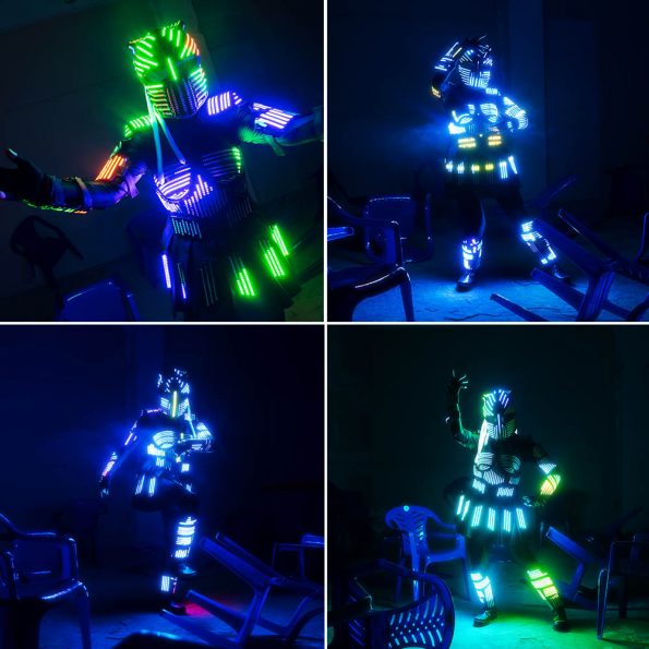 Adult Cosplay LED light up Predator Costume - by ETERESHOP