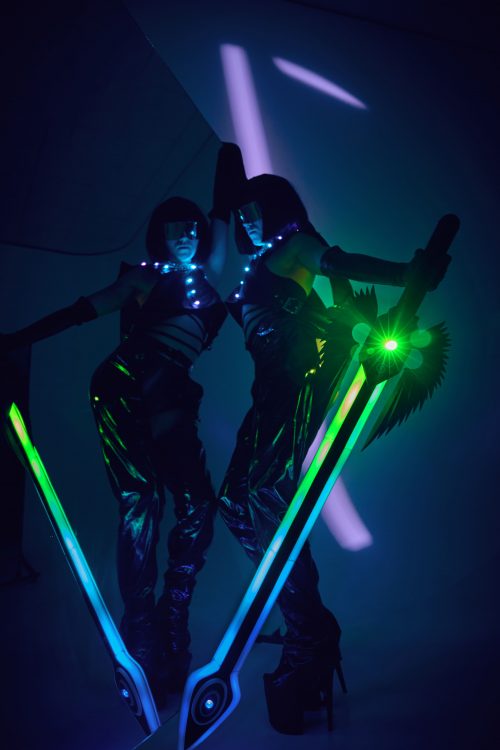 Smart LED cosplay sword _S44