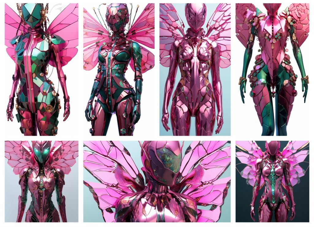 AI-generated pink cosplay costume ideas