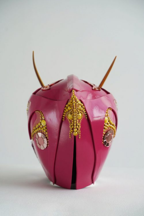 Cosplay Helmet Pink Color