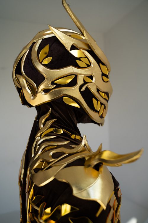 Custom Gold Mirror Costume