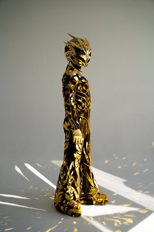 Gold Mirror Tree Costume