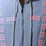 LED Hip-Hop Dance Suit on a Zip