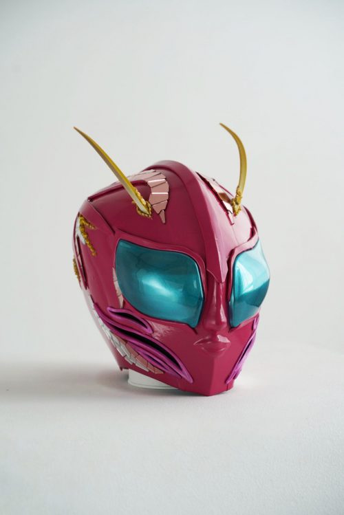 Pink Dragonfly Helmet