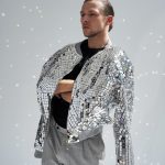 Silver Mirror Bomber Jacket ETERESHOP