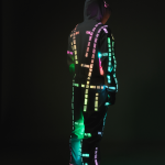 Smart LED Dance Outfit Back View