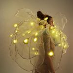 340 LEDs Flower Shawl Costume side view