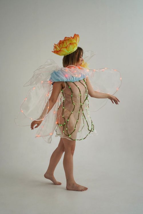 Daffodil Flower Costume with 200 LEDs