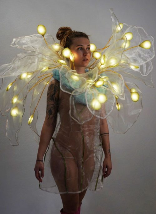 LED Flower Shoulder Cape 340 LEDs