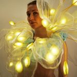 LED Flower Shoulder Cape Costume 340 LEDs