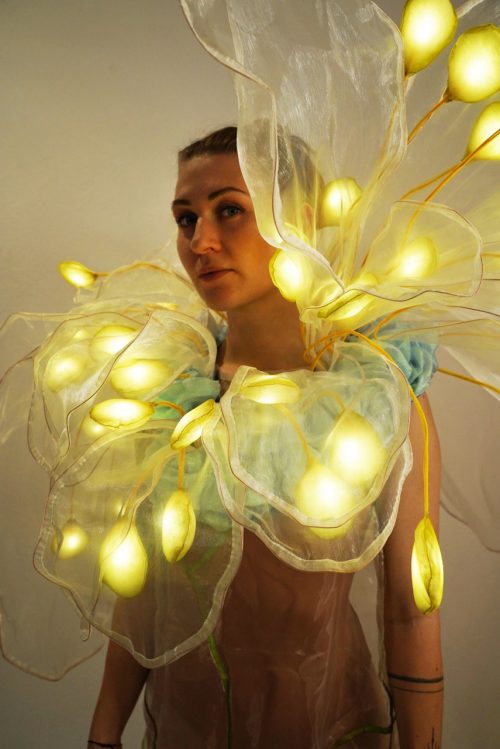 LED Flower Shoulder Cape Costume 340 LEDs