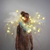 LED Flower Shoulder Cape with 340 LEDs Shawl Costume