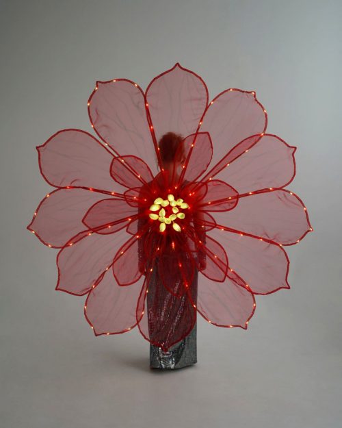 Large Smart LED Red Flower Outfit ETERESHOP