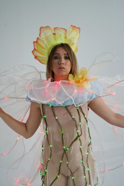 Smart LED Daffodil Flower Costume ETERESHOP