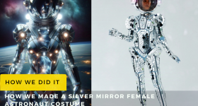 how we made a silver mirror astronaut costume etereshop