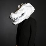 White Crocodile 3D Mask ETERESHOP