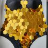 Gold Mirror Bodysuit