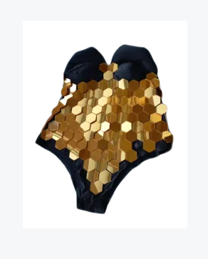 Gold Mirror Bodysuit