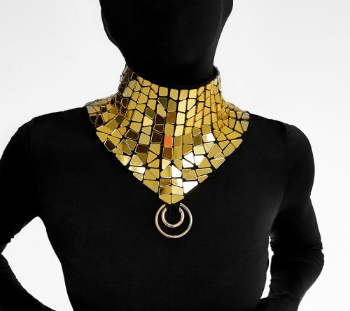 Gold Mirror Chocker