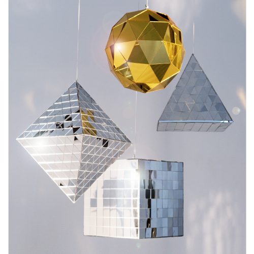 Gold and Silver Disco Ball Style Decorations