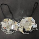 Silver Mirror Bra