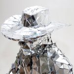 Silver Mirror Cowboy Hat