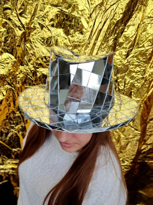 Silver Mirror Hat