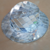 Silver Mirror Hat Square Tiles