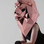 3D Pink Mirror Lion Mask Helmet ETERESHOP