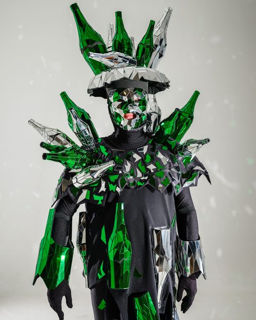 Broken Glass Mirror Suit