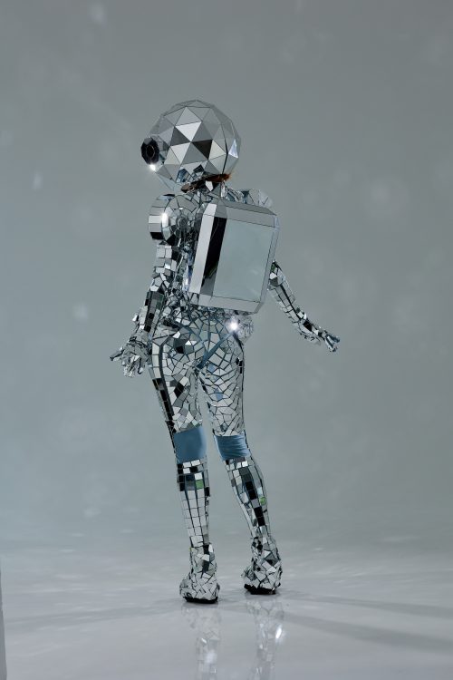 Cosplay Astronaut Female Silver NASA Suit