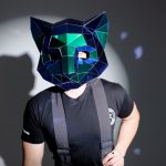 Fullhead 3D Mask of a Cat