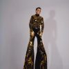 Gold Mirror Tree Stilt Walker suit with LEDs ETERESHOP Design