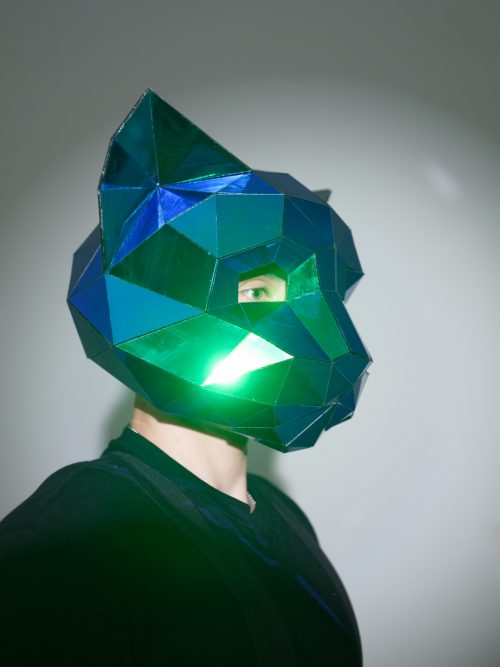 Low-Poly Cosplay Cat Mask