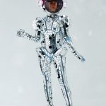 Mirror Astronaut Costume Silver Astronaut Suit