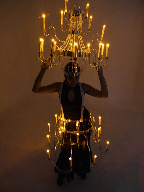 Chandelier Costume with LED Candles