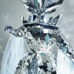 Cosplay Costume of an Ice Queen Fairy Snow Creature