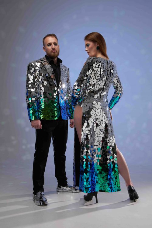 Couples Costumes Ideas Mirror Dress and a Jacket