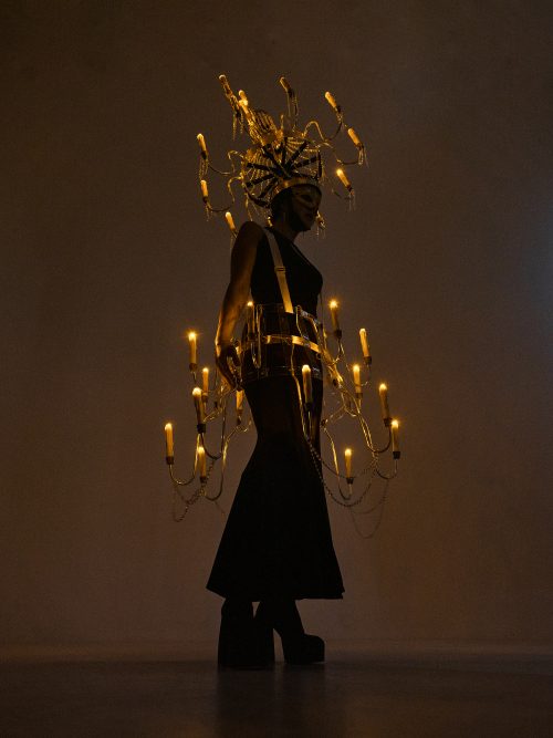 LED Chandelier Carnival Costume