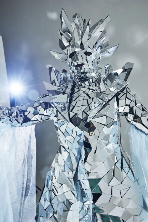 Mask Singer France Costume Silver Ice Queen