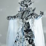 Silver Mirror Snow Queen Costume